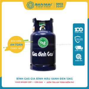 Bình Gas Gia Đình Xanh VT 12kg (Xanh Đen)