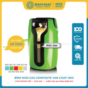 Bình Miss Gas Composite Trong Suốt