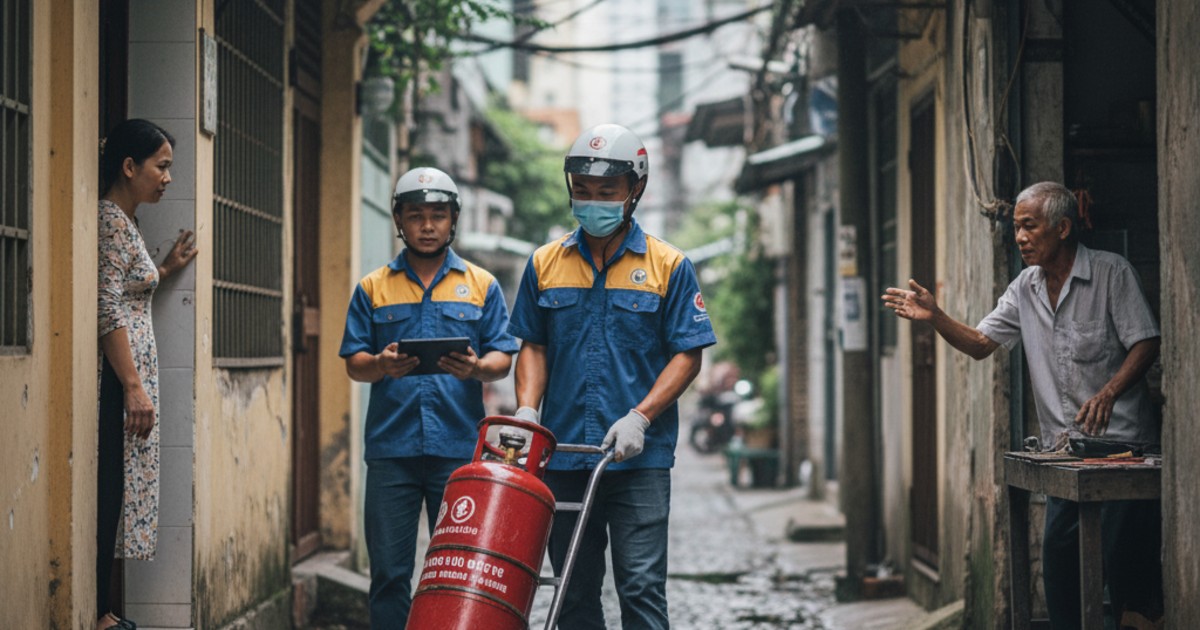 Quy trình giao gas an toàn từ Đại lý gas Quận 4