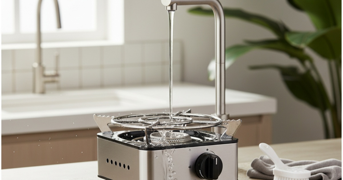 bếp ga mini có rửa được không