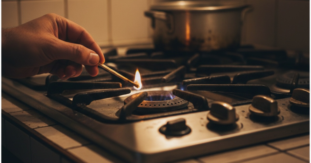 bếp gas không đánh lửa