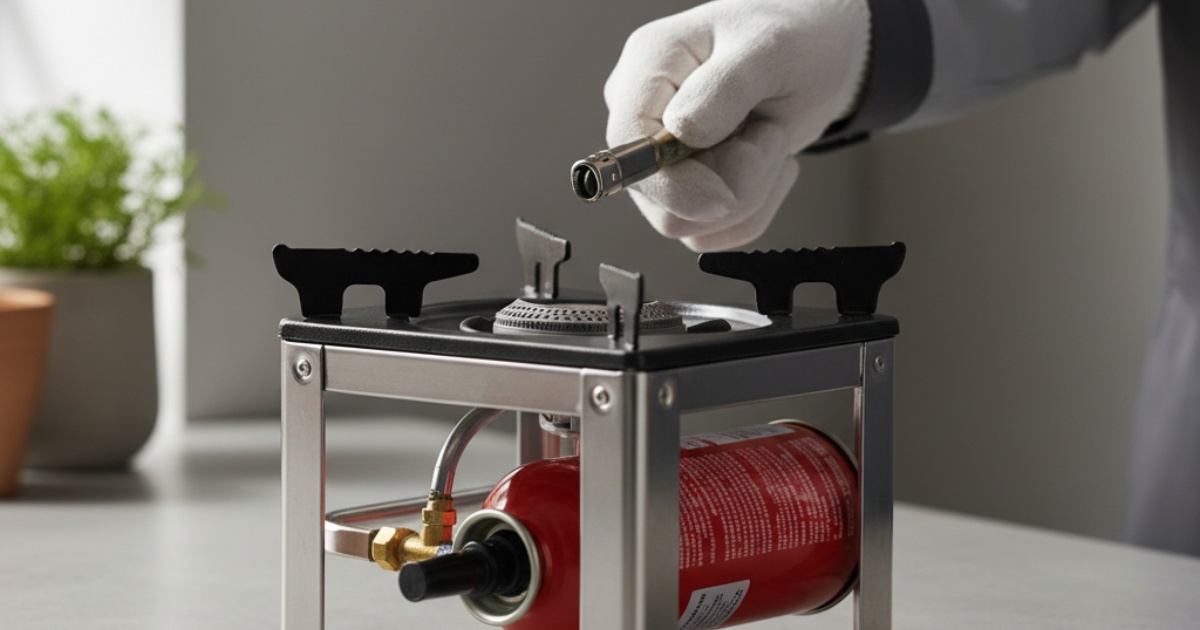 bếp gas mini không lên lửa