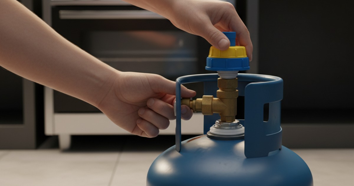 Cách lắp van ga shell mới sau khi thay bình