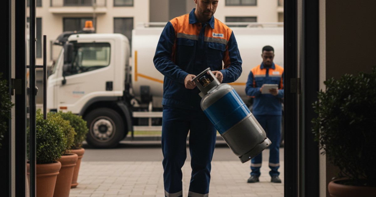 Quy trình giao gas chuyên nghiệp tại AloGas