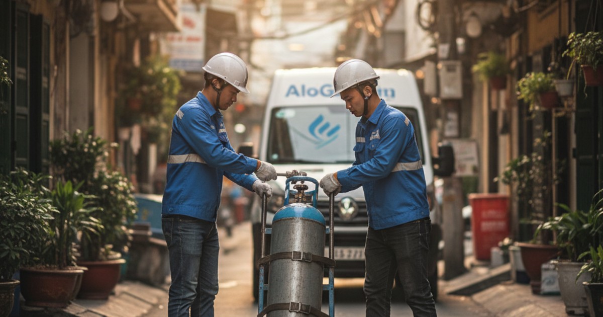 Quy trình đổi gas quận 11 chuyên nghiệp tại AloGas
