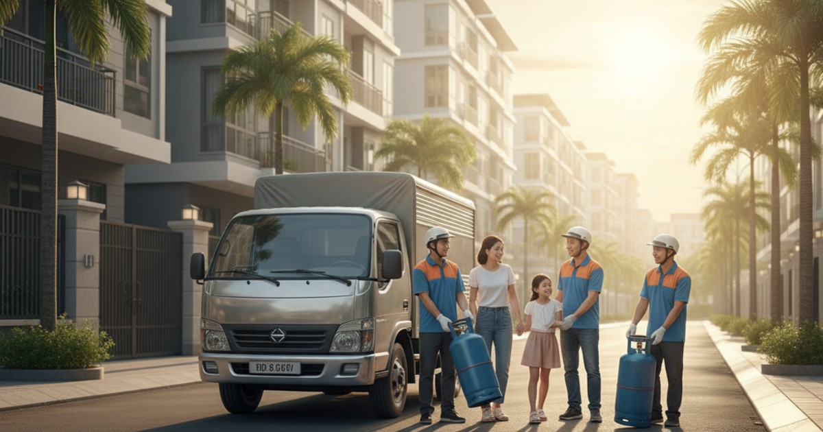 Ưu điểm của dịch vụ đổi gas tân phú tại các đơn vị uy tín