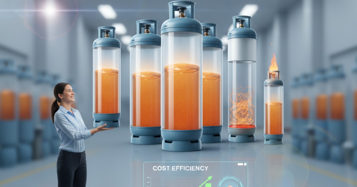 Những ưu điểm nổi bật khi đầu tư giá vỏ bình gas composite