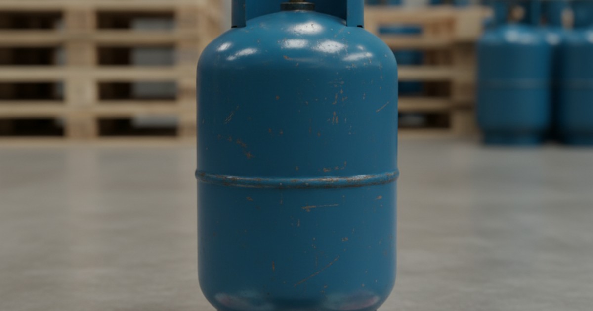 Mức giá vỏ bình gas xanh 12kg trung bình hiện nay