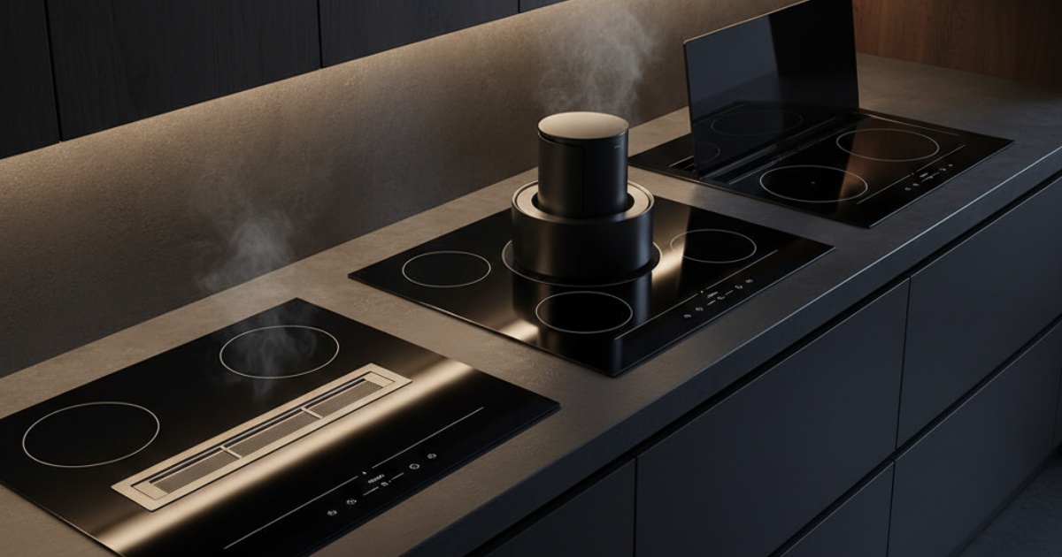 Các Loại Bếp Từ Kết Hợp Hút Mùi Phổ Biến Các Loại Bếp Từ Kết Hợp Hút Mùi Phổ Biến