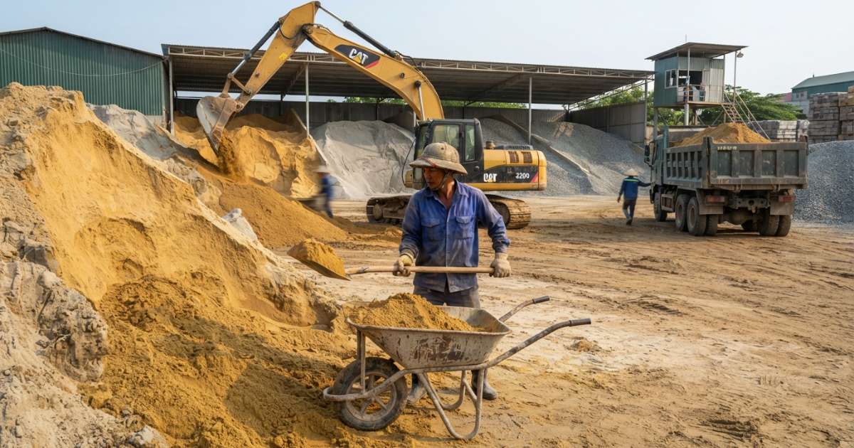 bán cát xây dựng
