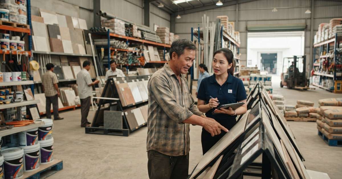 mua vật liệu xây dựng ở đâu