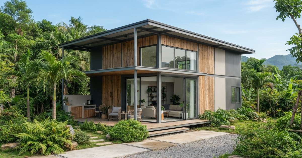nhà vật liệu nhẹ