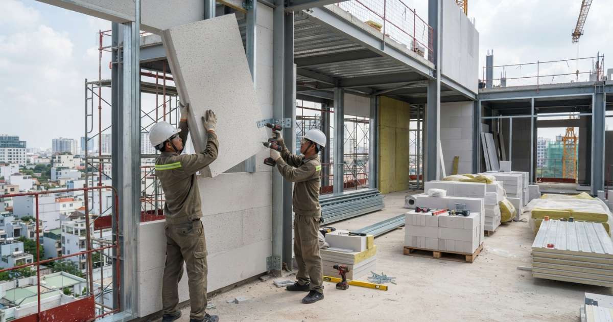 vật liệu nhẹ trong xây dựng