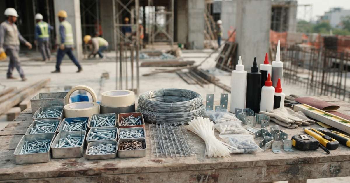 vật liệu phụ trong xây dựng