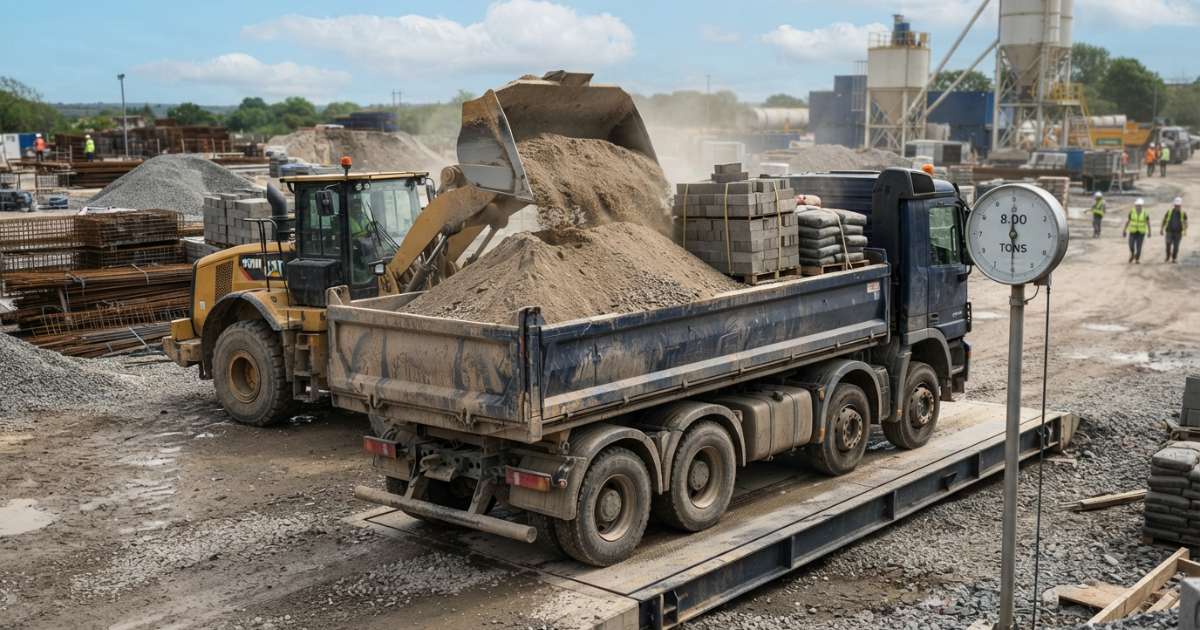 vật liệu xây dựng 8 tấn